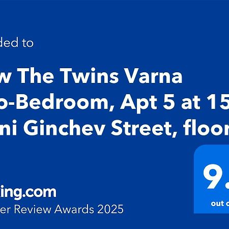 New The Twins Varna Two-Bedroom, Apt 5 At 15 Tsani Ginchev Street, Floor 3 Exterior foto